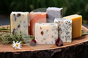 Soothing Natural soap. Generate Ai