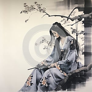 Soothing Sumi-e Painting