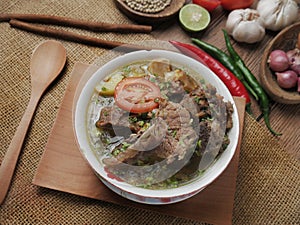 Sop Buntut or Sop Tulang Sapi, Indonesian Oxtail Soup