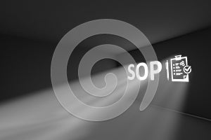 SOP rays volume light concept photo