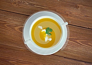 Sopa de calabaza photo