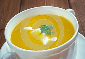 Sopa de calabaza photo