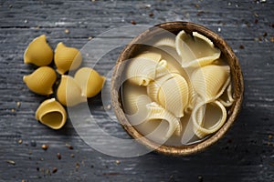 sopa de galets or escudella de Nadal, typical of Catalonia photo