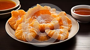 Sopaipillas: Pumpkin-Based Fried Pastries with Pebre Sauce photo