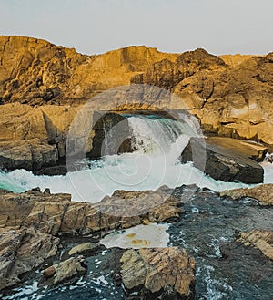 Sopheakmit Waterfall or Preah Nimith Waterfall which is located in Preah Vihear, Steung Treng, Cambodia.