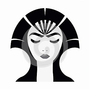Sophia: Ancient Egyptian Iconography In Art Deco Style photo