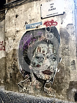 Sophia Loren graffiti