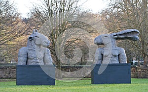 Sophie Ryder Art Exhibition at Salisbury Cathedral