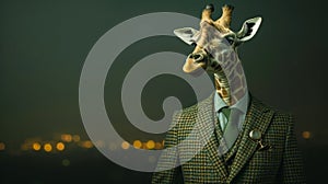 Sophisticated giraffe  