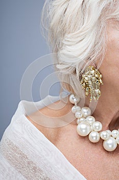 Sophisticated jewelry for older woman