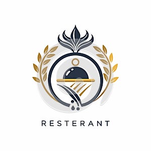 A sophisticated and stylish logo design for a luxurious restaurant, Design an elegant logo for a high-end restaurant, minimalist