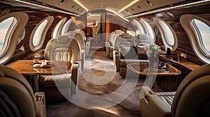 sophistication aircraft interior photo