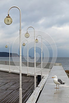 Sopot, Poland - February 28. Sopot Pier