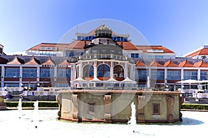 Spa House at the Baltic sea, near the Pier, Sopot, Poland