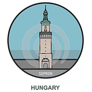Sopron. Cities and towns in Hungary photo