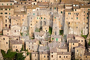 Sorano houses - Tuscany