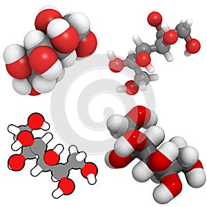 Sorbitol molecule