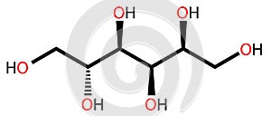 Sorbitol structural formula