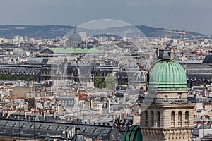 Sorbonne Copper Roof Tower Paris France