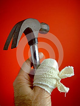 Sore Thumb with Hammer