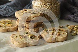 Sorghum ghee cookies. Ghee cookies with sorghum flour. Commonly called Nankhatai