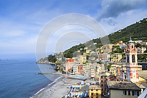 Sori, small town in Liguria, Italy photo