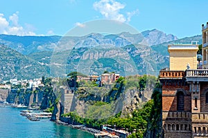 Sorrento coast, south of Italy
