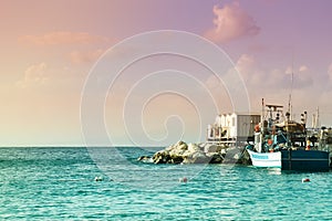 Sorrento Marina Grande summer sea and port view - Antico Borgo Marinaro. Italy