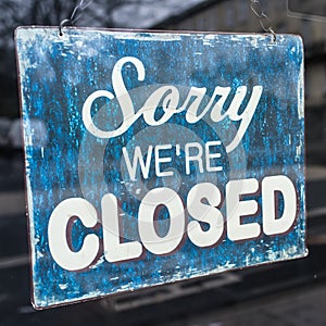 Sorry We Are Closed