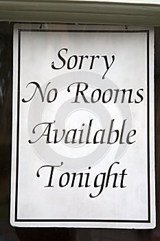 Sorry No Rooms Available Tonight photo