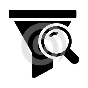 Sort vector glyph flat icon