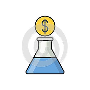 Sort vector colour line icon