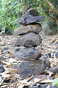 Sort stone on the floor