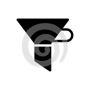 Sort vector glyph flat icon