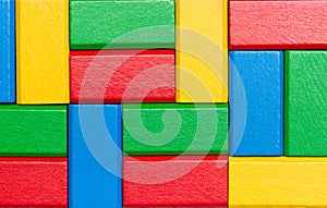 Sorted Toy Block Background