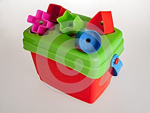 Sorter the first puzzles for children, their purpose is to teach kids to distinguish between objects in shape and size