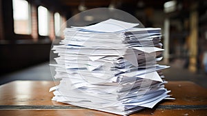 Sorting white paper for recycling process