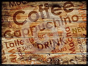 Sorts of coffe background