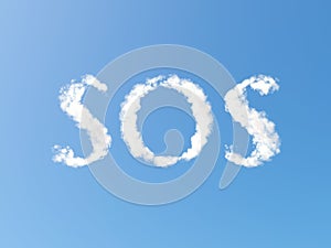SOS clouds photo