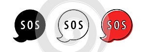 Sos icon bubble 2