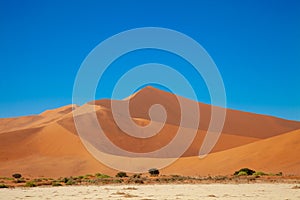 Sossusvlei national parks of namibia between desert and savannah