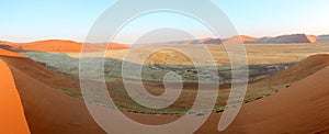 Sossusvlei sand dunes landscape, Nanib desert