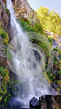 Sotillo waterfall, Sanabria Natural Park, Zamora, Spain