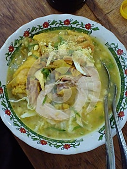 Soto Ayam, a typical Javanese food