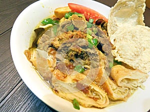 Soto Mie Ribs: One of the specialties of Bogor, West Java, Indonesia