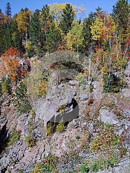 Soudan Mine Rocks Minnesota photo