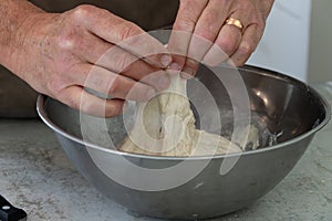 Sough-dough bread mixing and baking