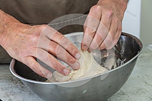 Sough-dough bread mixing and baking