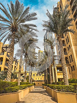 Souk Al Bahar market near Dubai Mall, Downtown Dubai, United Arab emirates