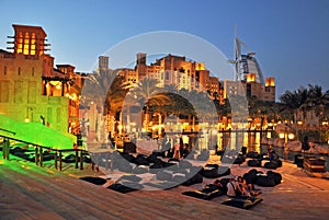 Souk Madinat Jumeirah and Burj Al Arab, Dubai